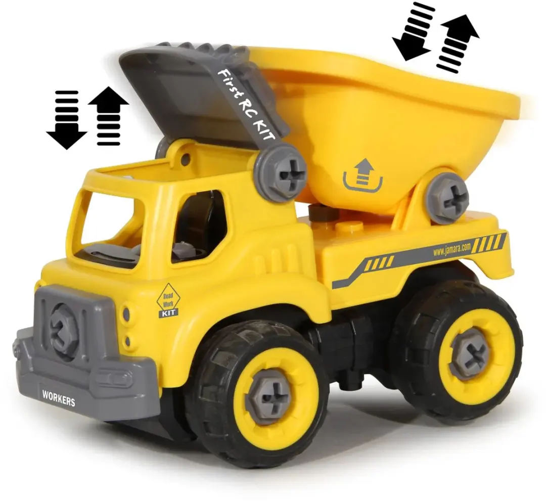 Jamara Dump Truck 27-delig - Geel