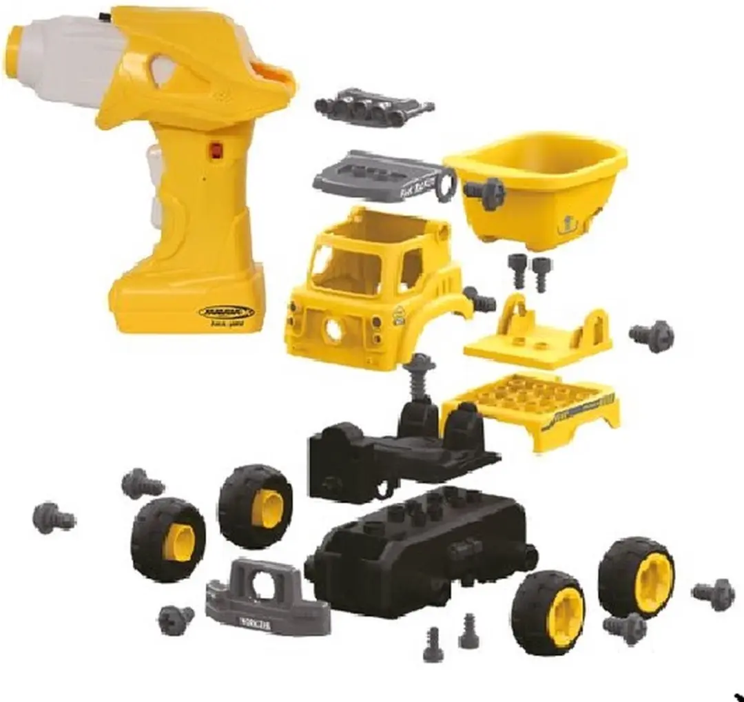 Jamara Dump Truck 27-delig - Geel