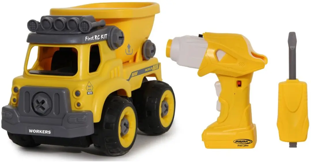Jamara Dump Truck 27-delig - Geel - afbeelding 6 van 6