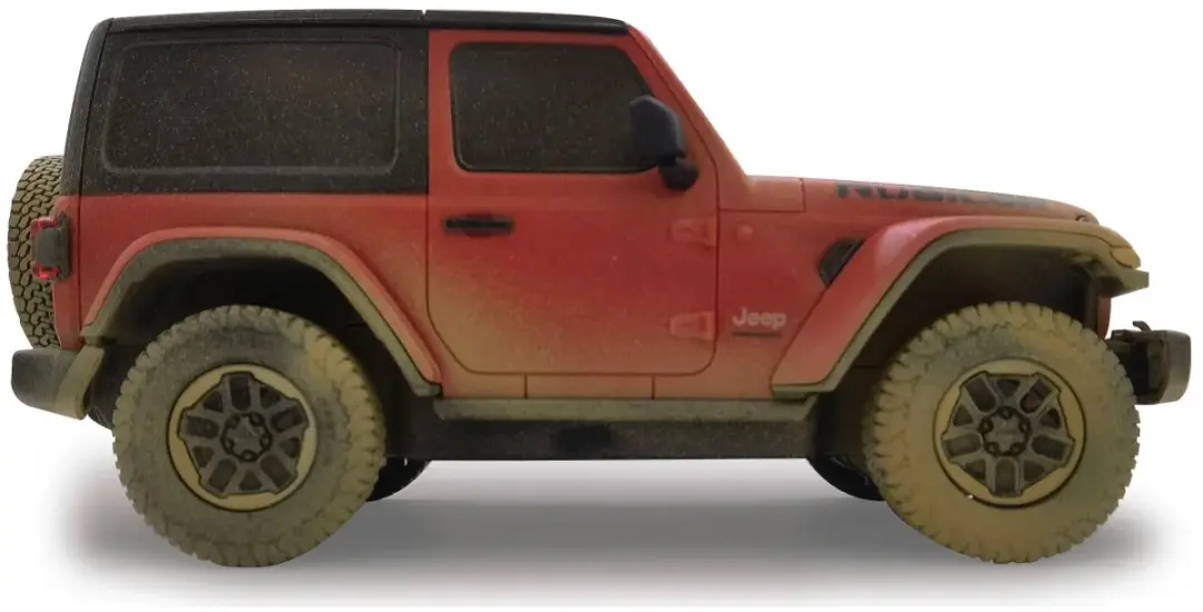 Jamara Jeep Wrangler Rubicon 1:24 RC - 2,4GHz Rood - afbeelding 3 van 6