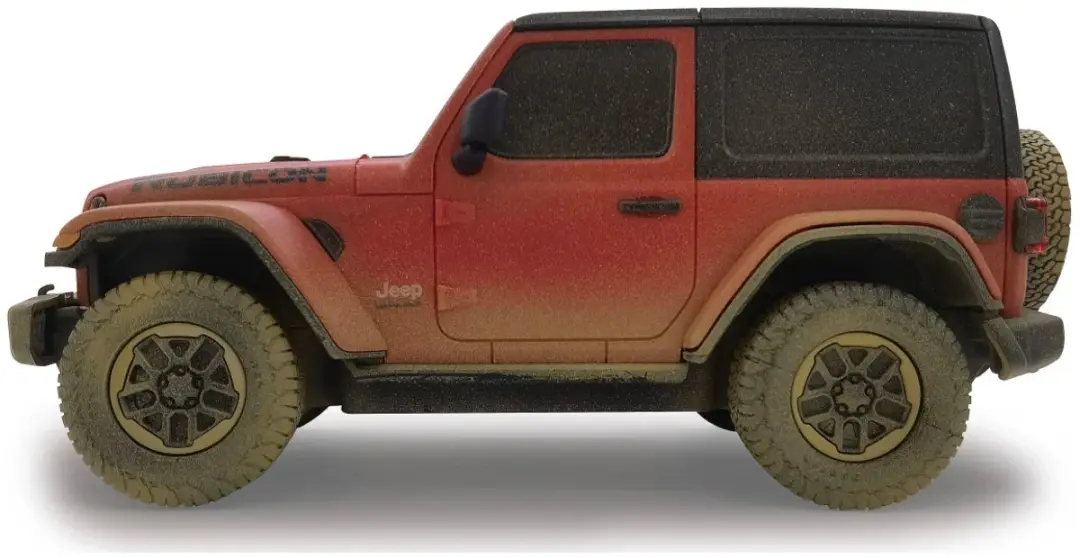 Jamara Jeep Wrangler Rubicon 1:24 RC - 2,4GHz Rood - afbeelding 2 van 6