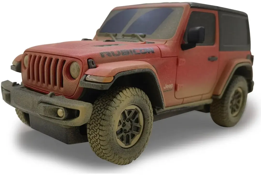 Jamara Jeep Wrangler Rubicon 1:24 RC - 2,4GHz Rood - afbeelding 6 van 6