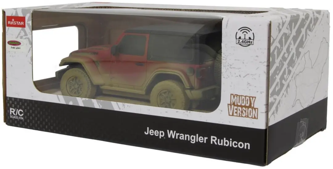 Jamara Jeep Wrangler Rubicon 1:24 RC - 2,4GHz Rood - afbeelding 4 van 6