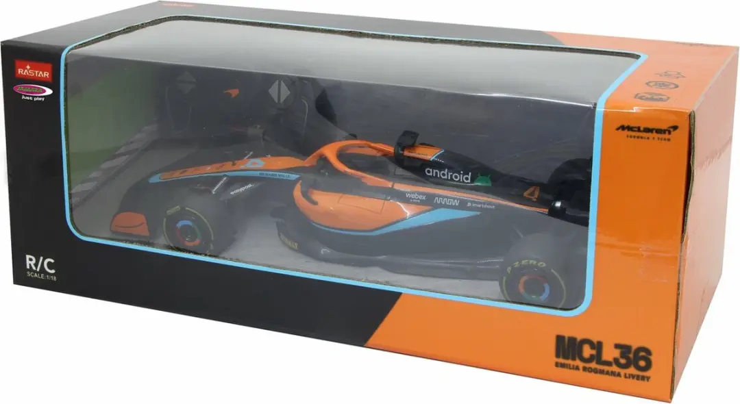 Jamara RC F1 McLaren MCL36 1:18 - 2,4GHz - Oranje - afbeelding 6 van 6