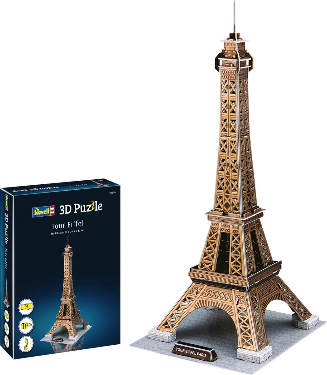 Revell 3D Puzzel Eiffeltoren - 39 Stuks - Multi