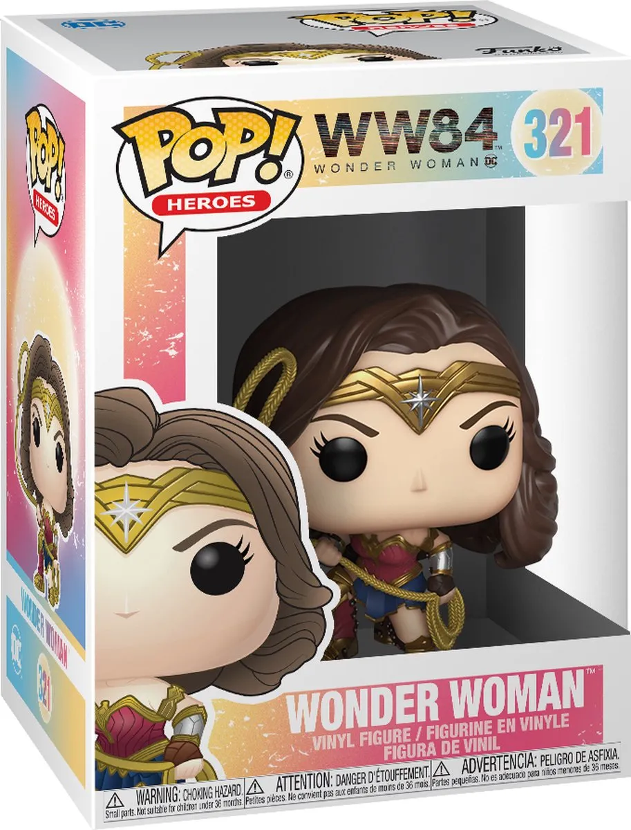 Funko POP! Heroes WW 1984 - Wonder Woman met Lasso - FUN46663 - afbeelding 2 van 6