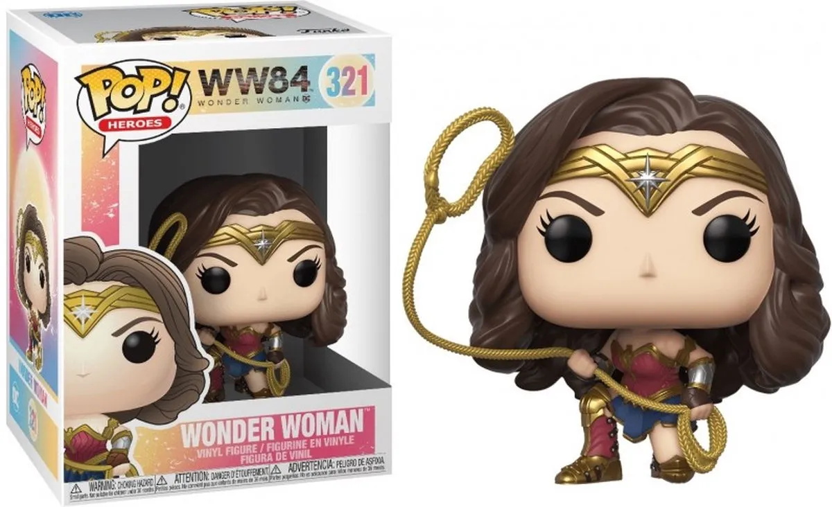 Funko POP! Heroes WW 1984 - Wonder Woman met Lasso - FUN46663 - afbeelding 3 van 6