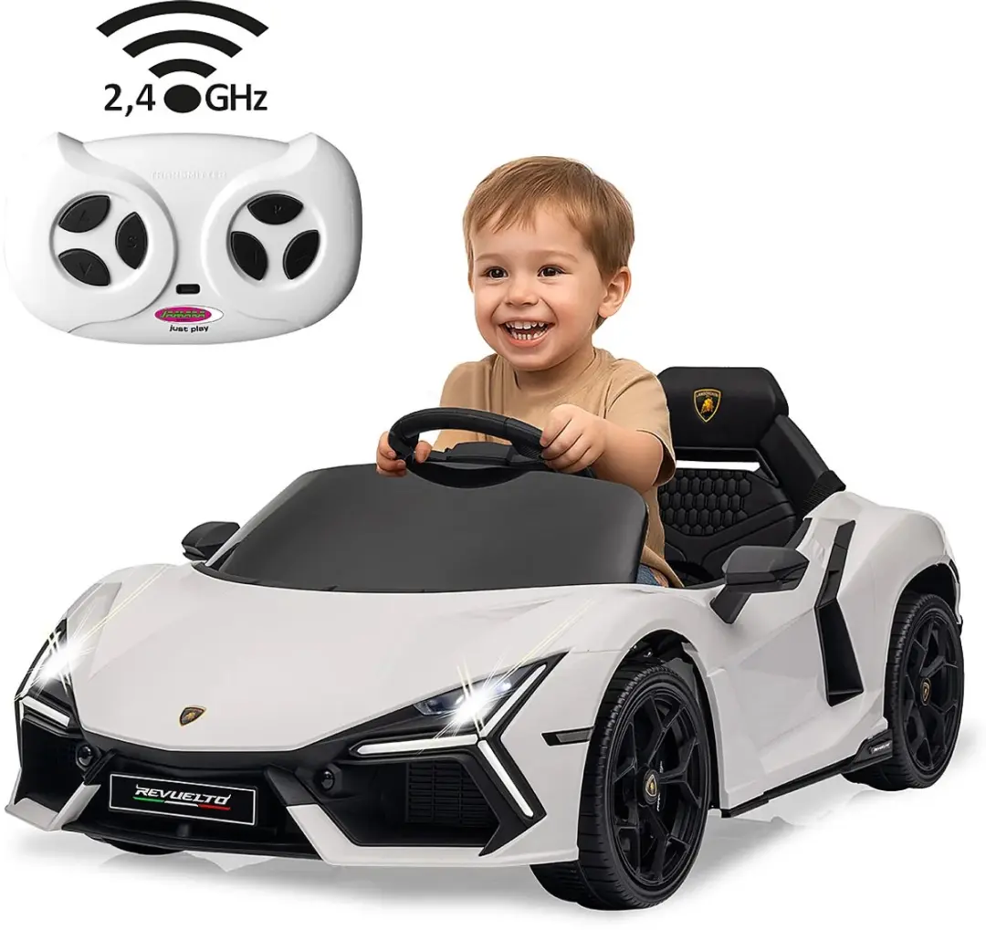 Jamara Lamborghini Revuelto Kinderauto - Wit - 12,6V - JAM461881 - afbeelding 2 van 2