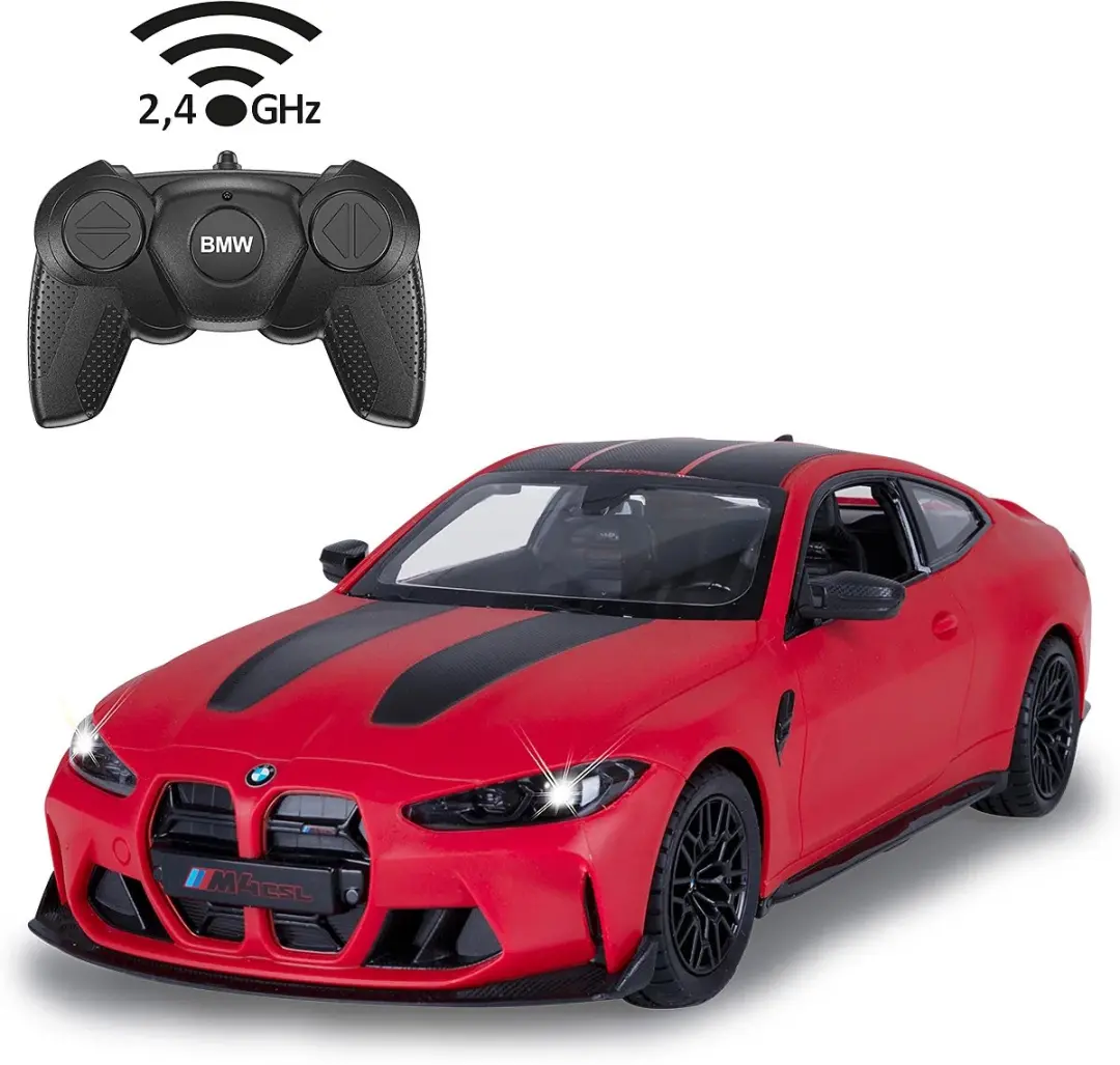 Jamara BMW M4 CSL RC Auto 1:16 - 2,4GHz - Rood - afbeelding 2 van 2