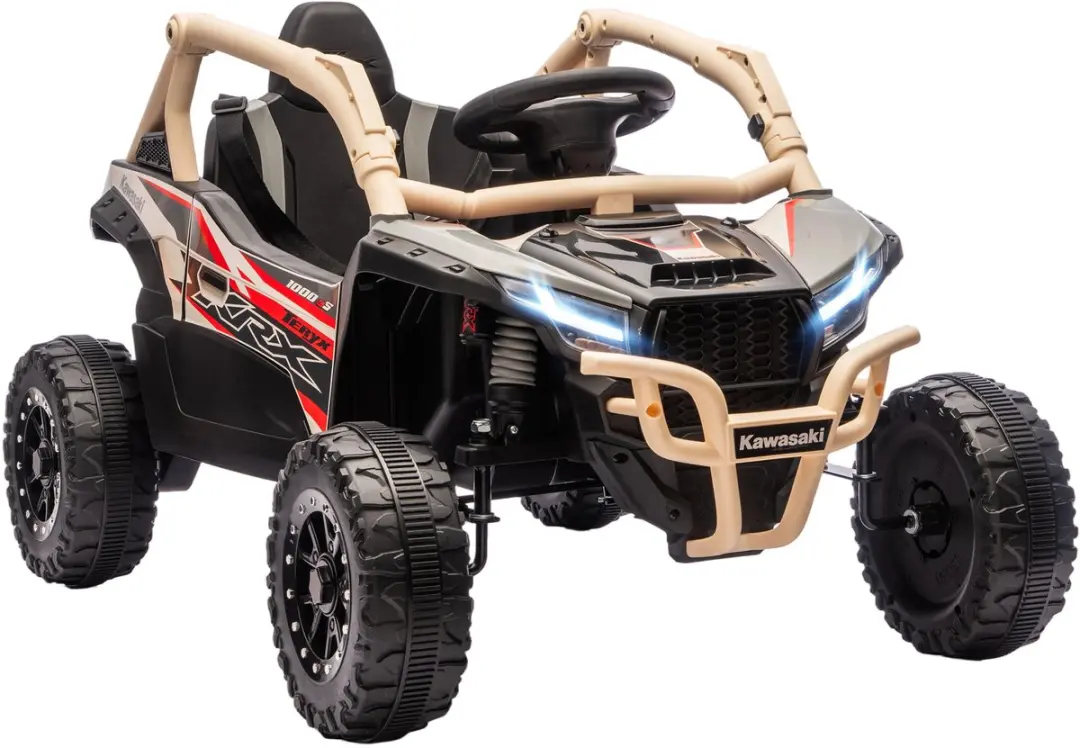Aiyaplay Kids Electric UTV-Kunststof, Staal-100L x 64B x 56H cm-Geel