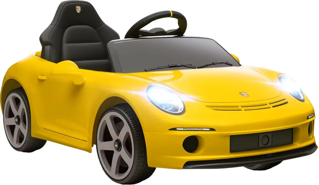 AIYAPLAY Elektrische speelgoedauto Kunststof, Metaal 108L x 65,5B x 47H cm Geel
