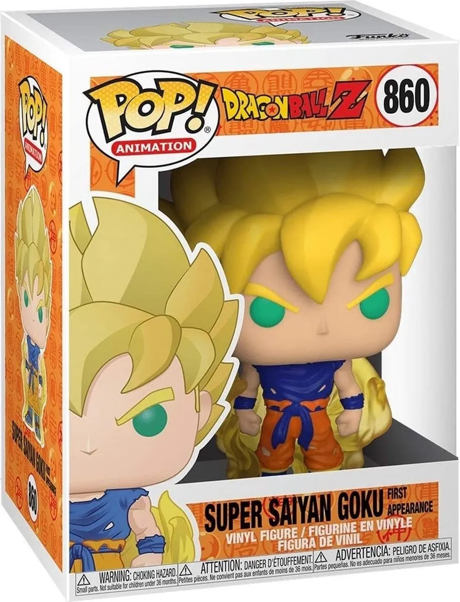 Funko Pop Super Saiyan Goku Dragon Ball Z - 9,5 cm - Multi