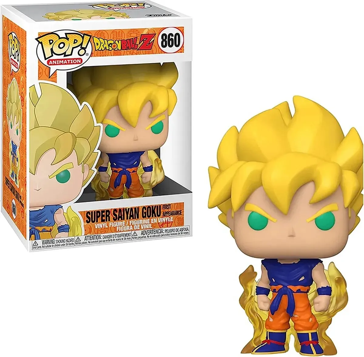 Funko Pop Super Saiyan Goku Dragon Ball Z - 9,5 cm - Multi