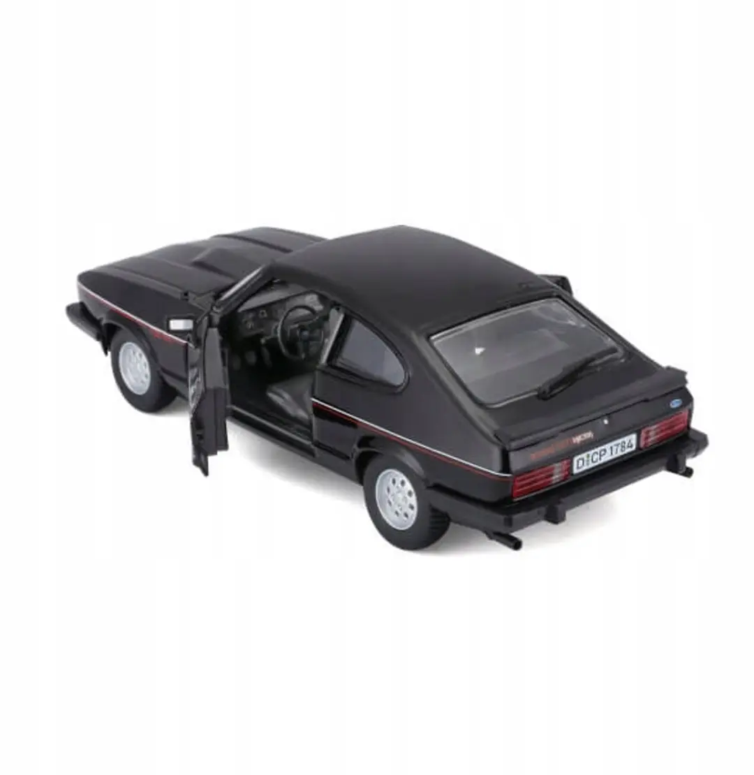 Bburago Ford Capri 1982 Modelauto 1:24 - Metaal Zwart - afbeelding 3 van 3
