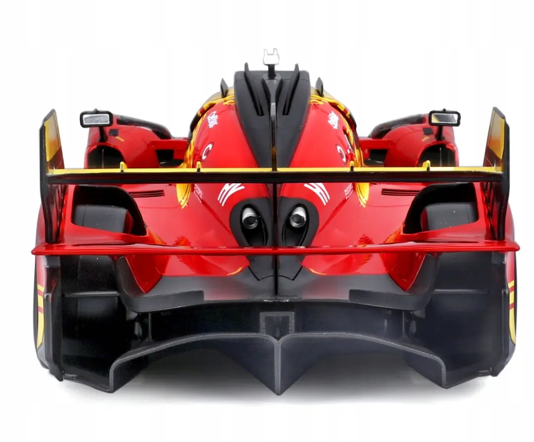 Bburago Ferrari 499P #50 1:18 - 24h Le Mans 2024 - Geel/Rood - afbeelding 5 van 6