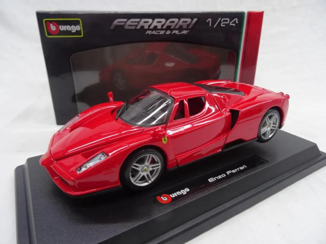 Bburago Ferrari Enzo - Rood - afbeelding 5 van 6