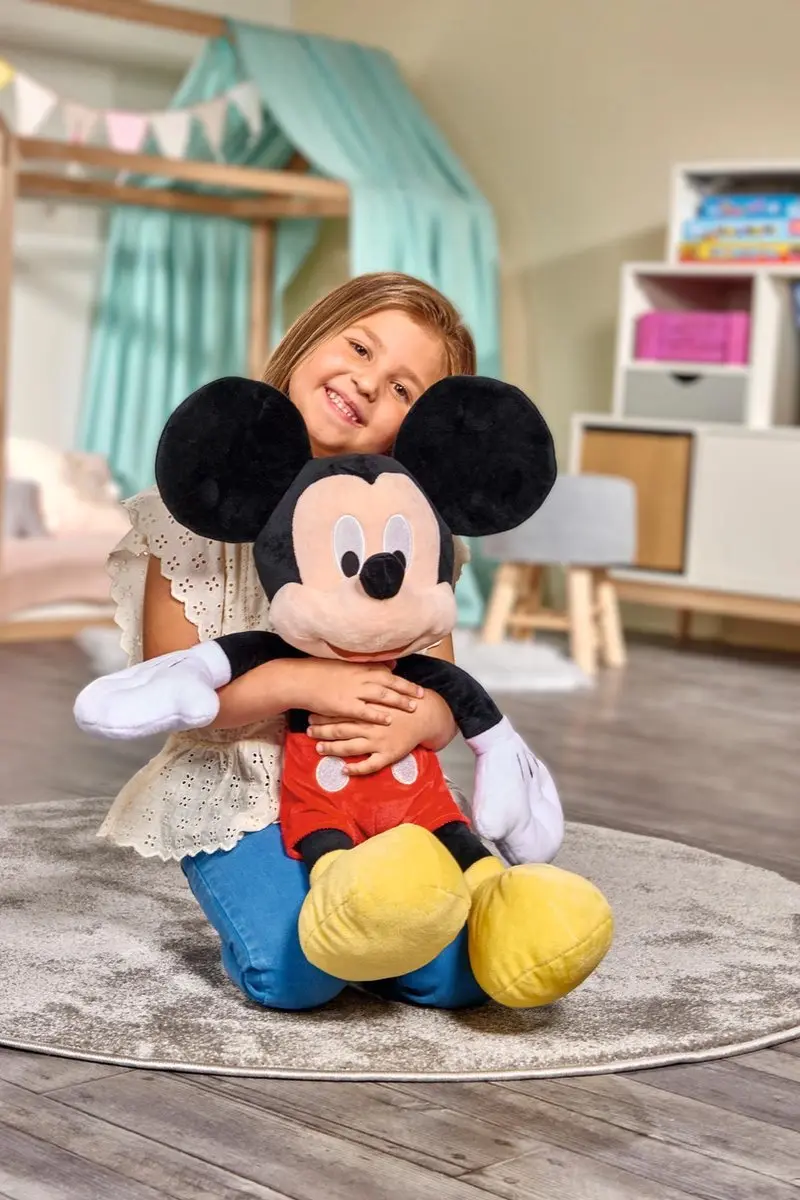 Simba Disney Mickey Pluche Knuffel 60cm - Zwart - afbeelding 6 van 6