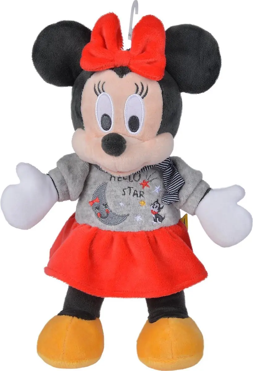 Simba Disney Minnie Starry Night Knuffel 25cm - Grijs