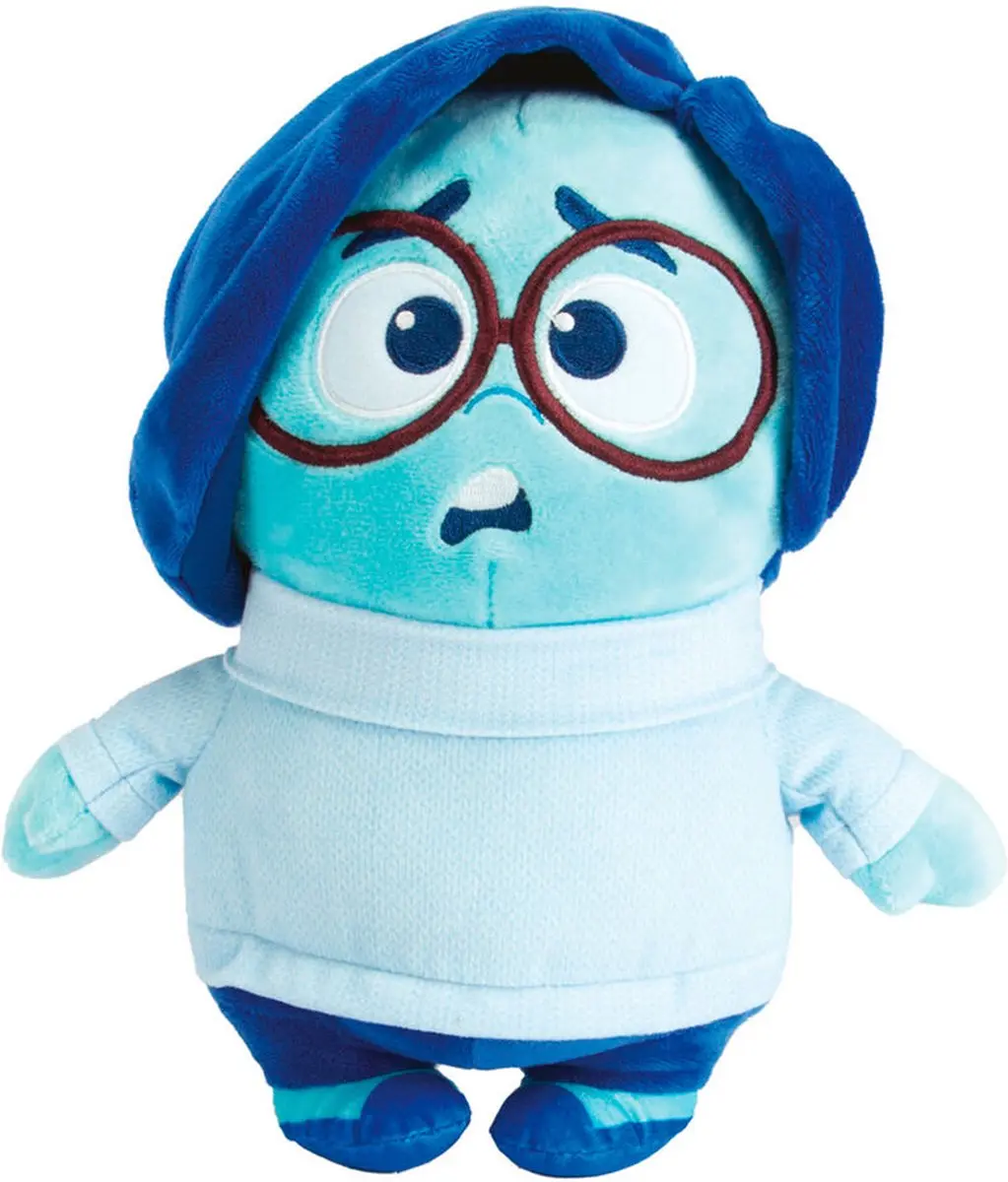 Disney Pixar Inside Out Sadness Zachte Pluche Knuffel 25 cm