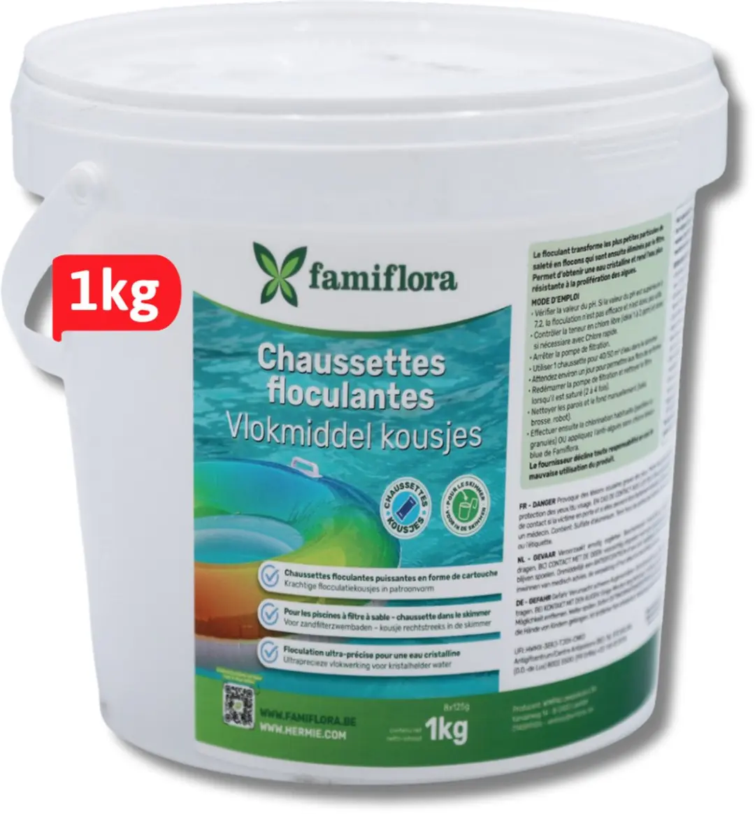 Famiflora Floc-Cart Vlokmiddel Kousjes 1kg