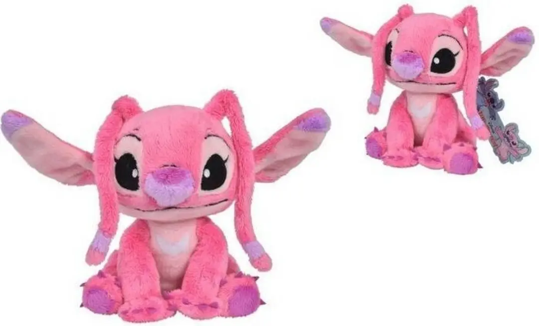 Simba Disney Lilo & Stitch Angel Pluche - 17cm Roze