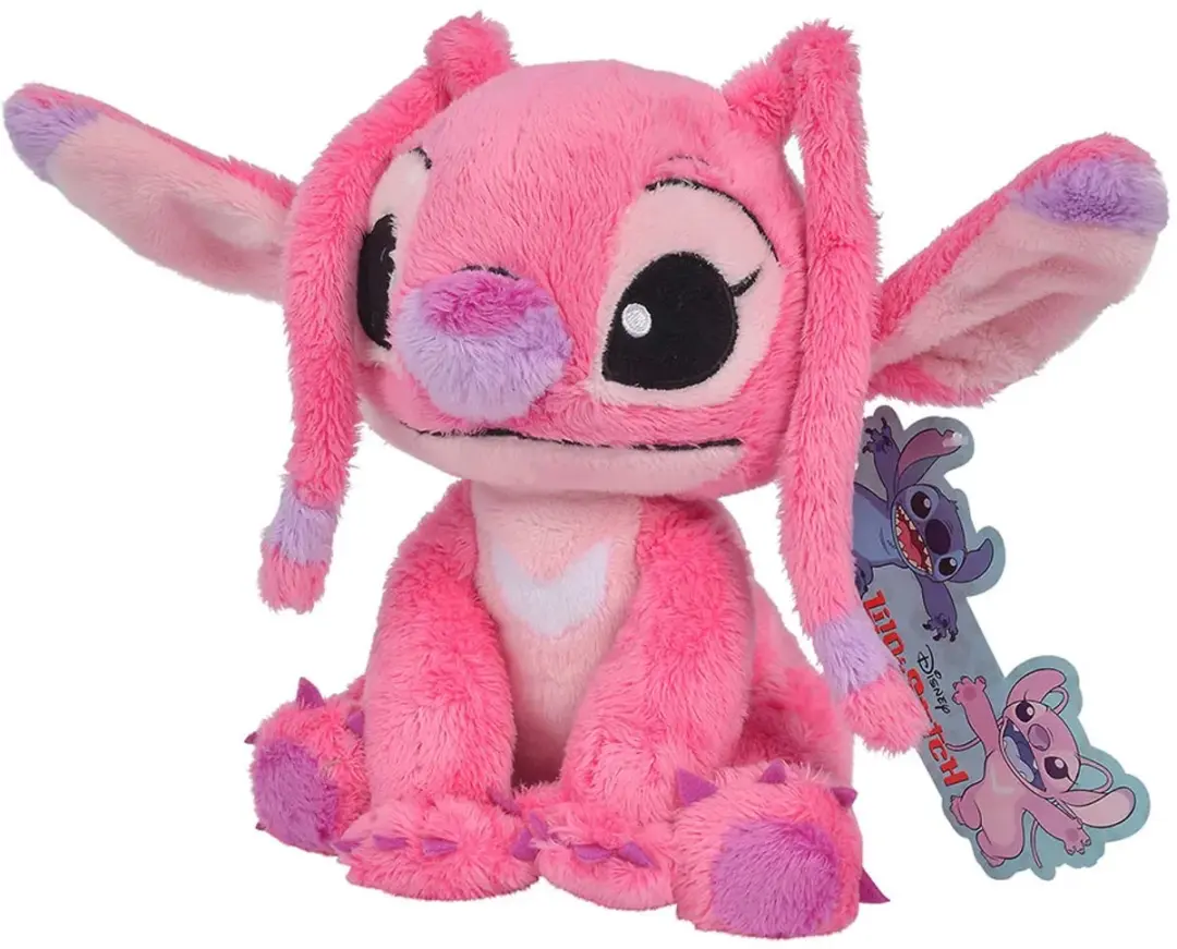 Simba Disney Lilo & Stitch Angel Pluche - 17cm Roze