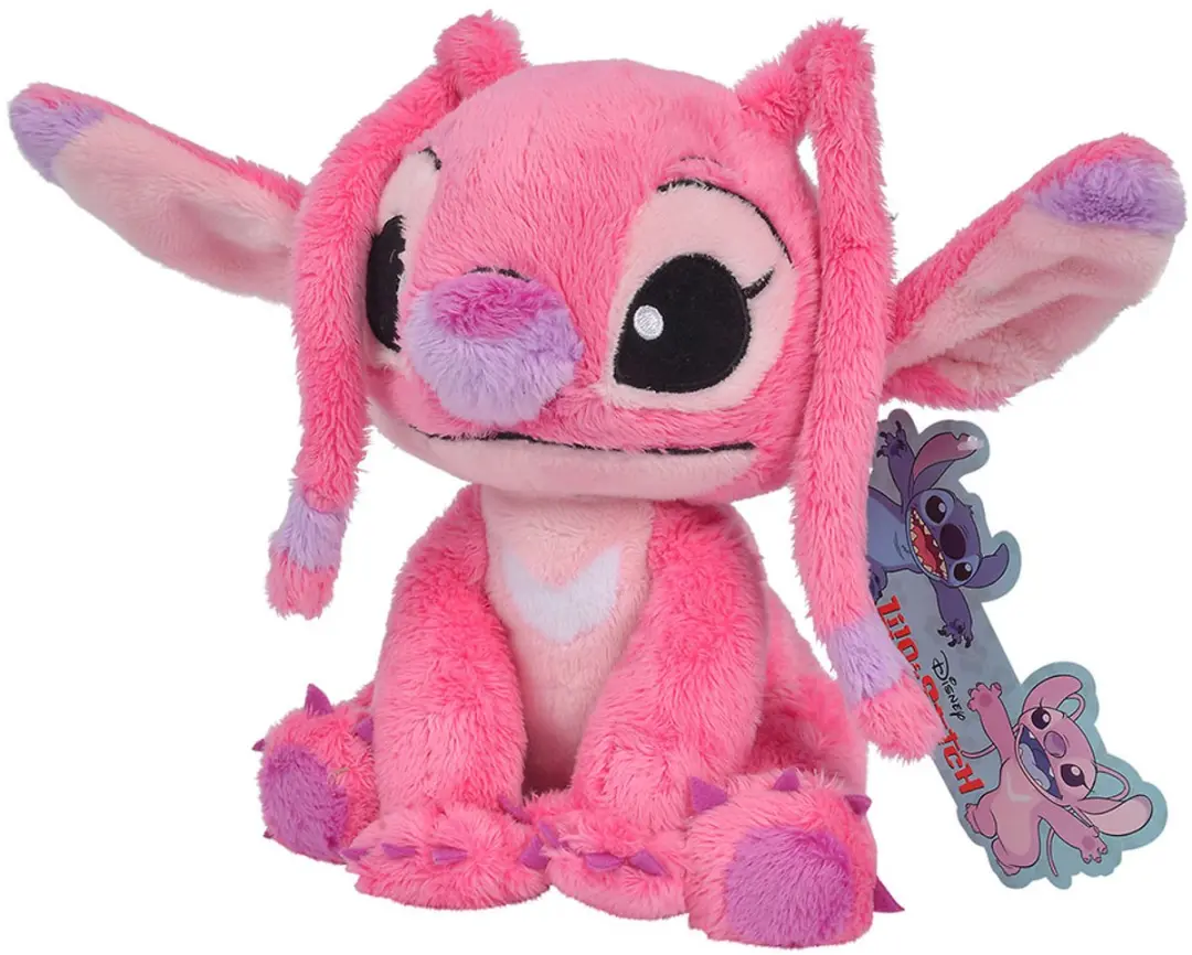 Simba Disney Lilo & Stitch Angel Pluche - 17cm Roze