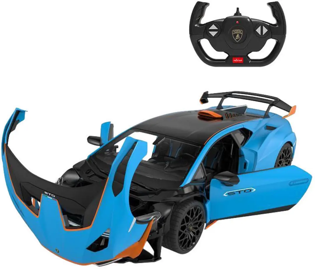 Jamara Rastar Lamborghini Huracan STO RC 1:15 - Blauw - afbeelding 5 van 6