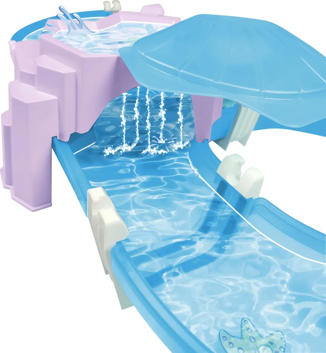 Aquaplay Zeemeermin Waterbaan 8700001523 - 8 Stuks - Blauw/Paars - afbeelding 4 van 6