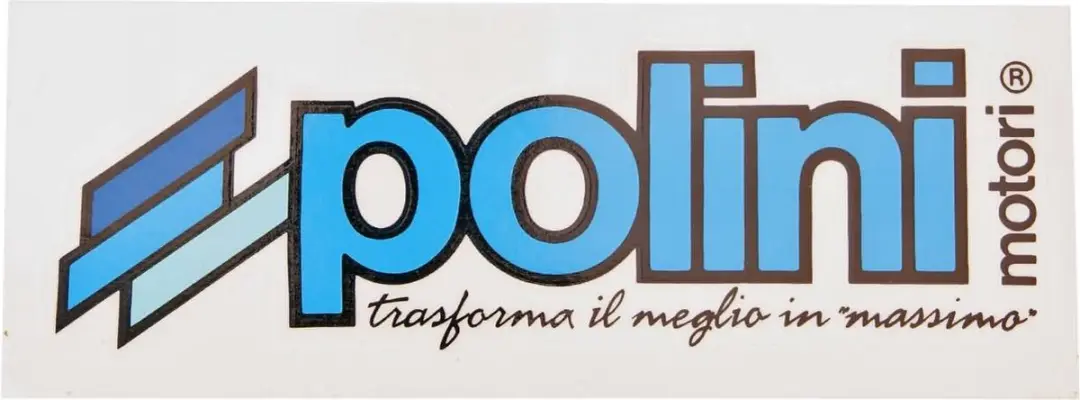 Autocollant stickers Polini 097.0034 BLUE LINE pour deux roues Neuf