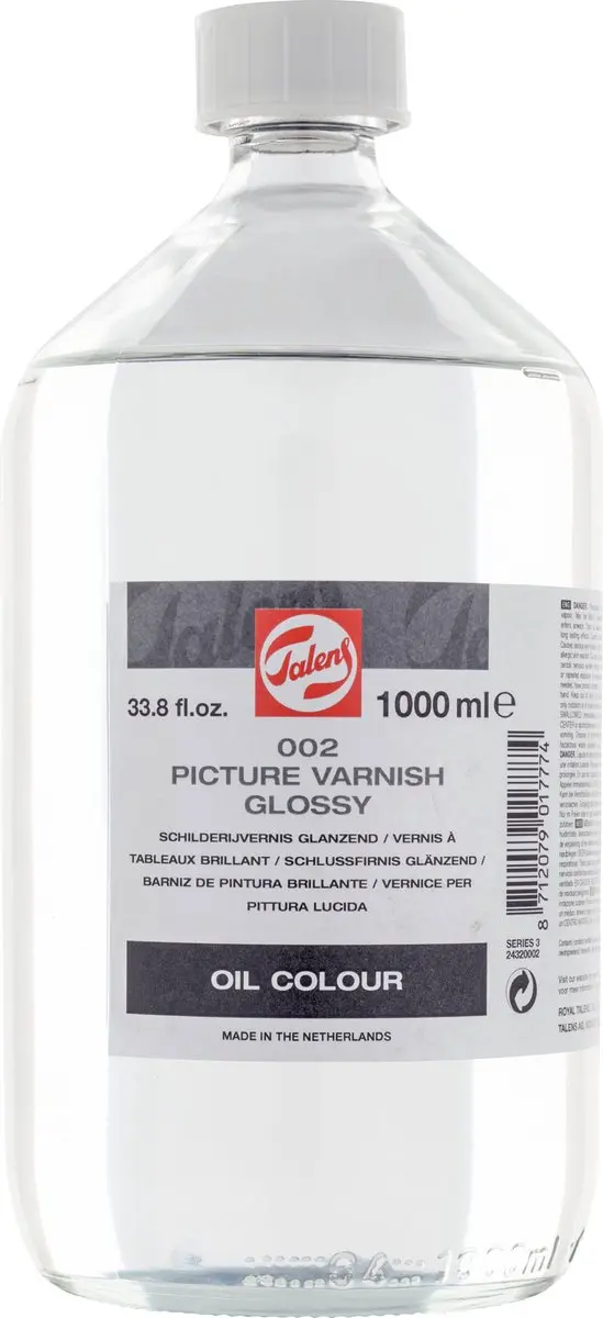 Talens Schilderijvernis glanzend voor Olieverf 1000mL 002