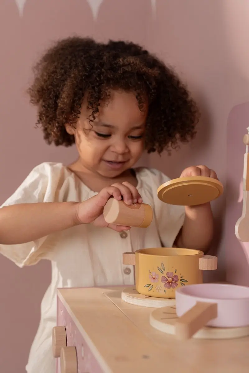 Little Dutch Speelkeuken Hout - Roze