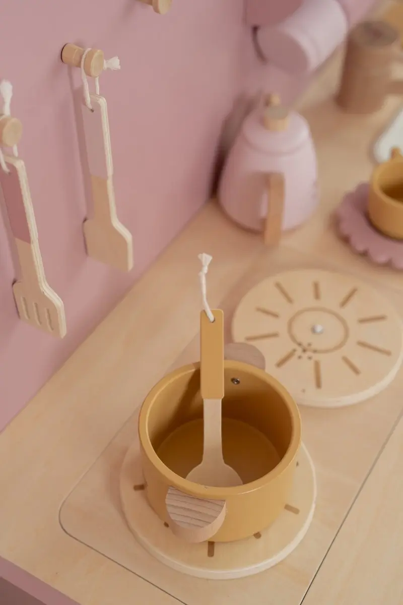 Little Dutch Speelkeuken Hout - Roze