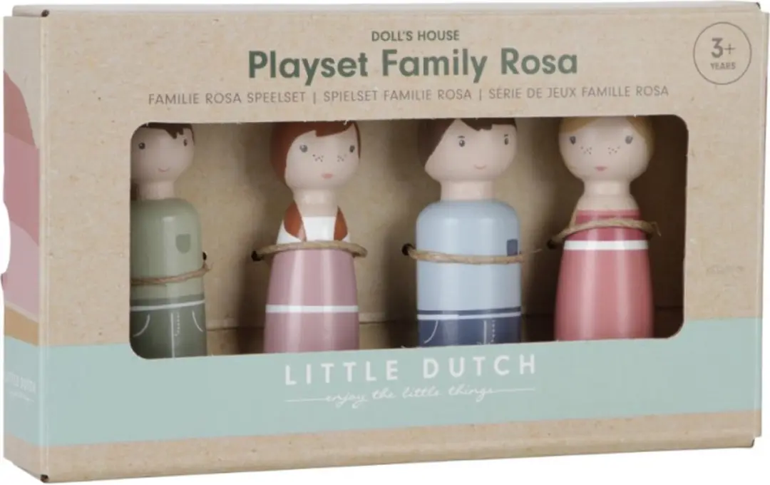 Little Dutch Familie Rosa Poppenhuis Aanvulset