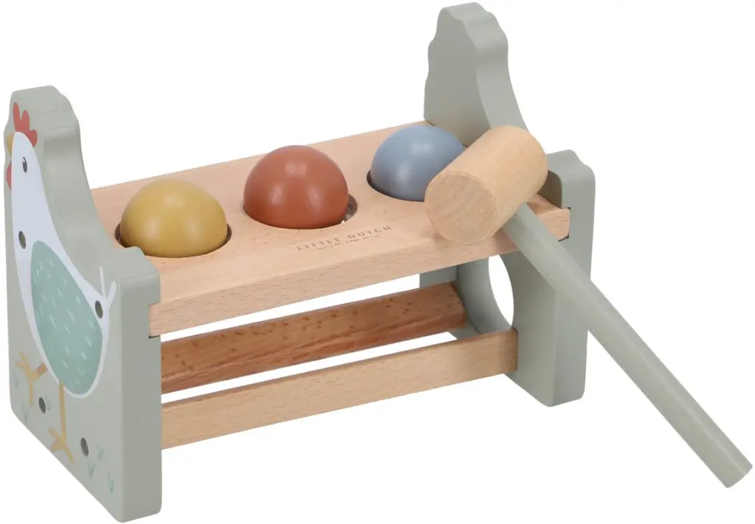Little Dutch Hamerbank met ballen Little Farm