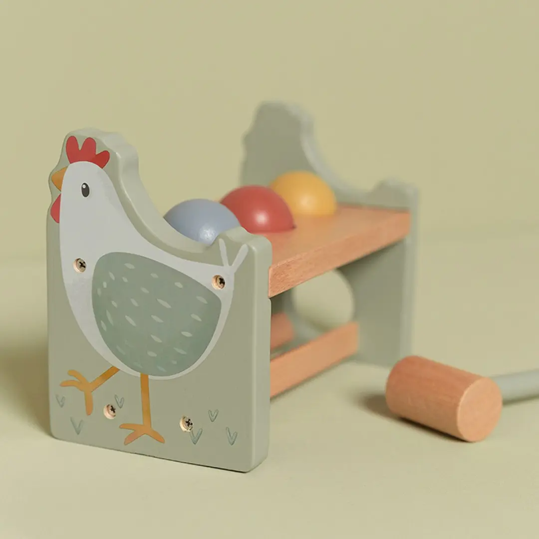 Little Dutch Hamerbank met ballen Little Farm