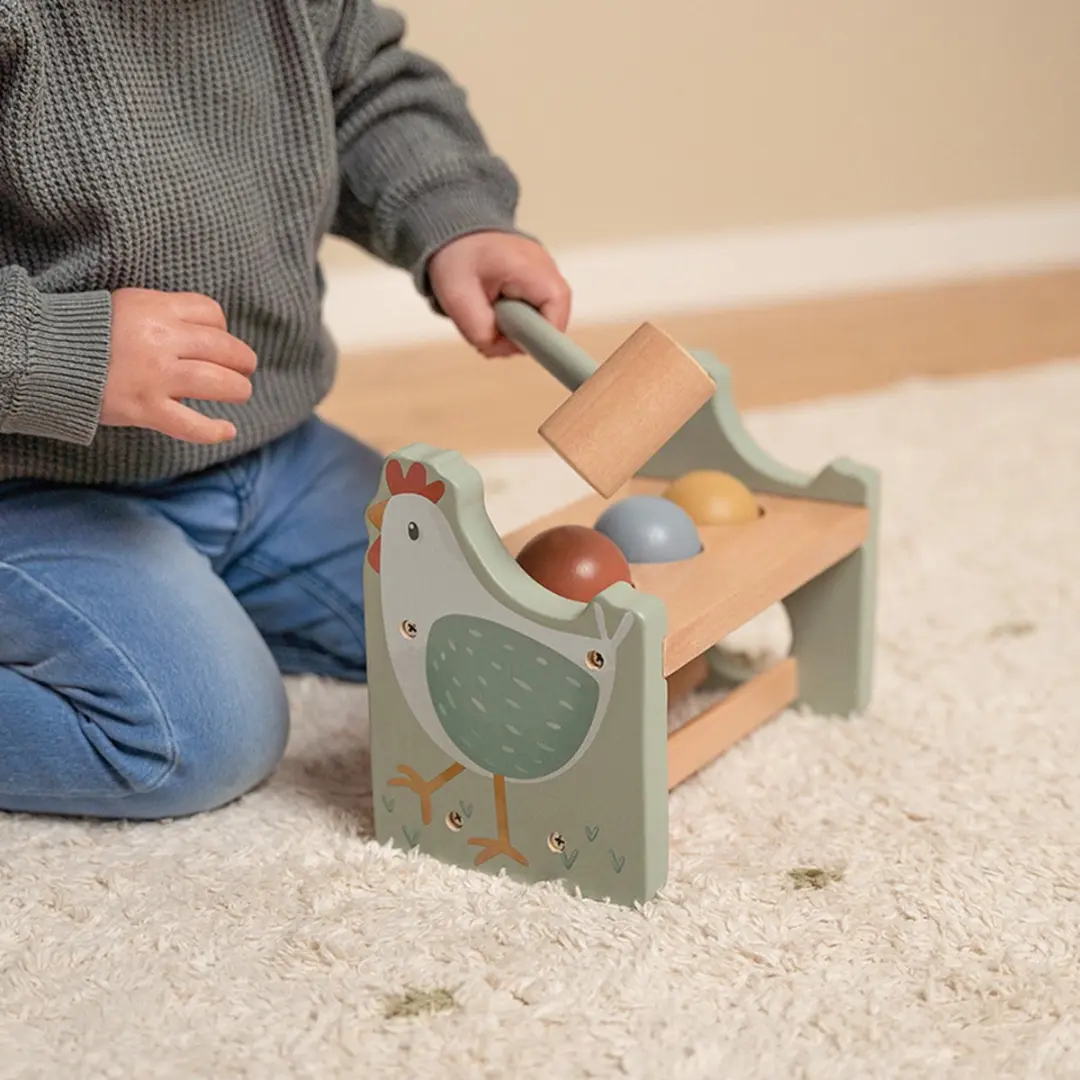 Little Dutch Hamerbank met ballen Little Farm