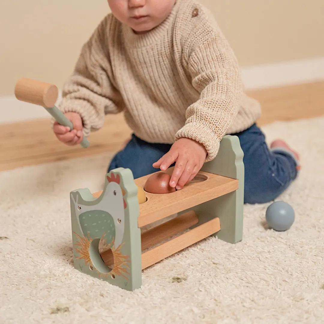 Little Dutch Hamerbank met ballen Little Farm