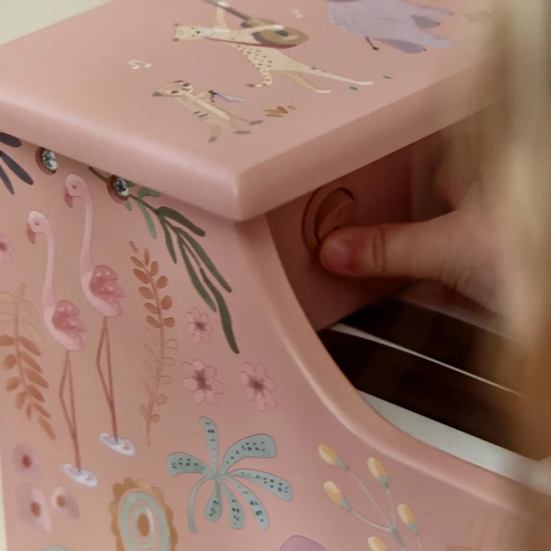 Little Dutch Houten Piano Roze FSC - Safari Friends