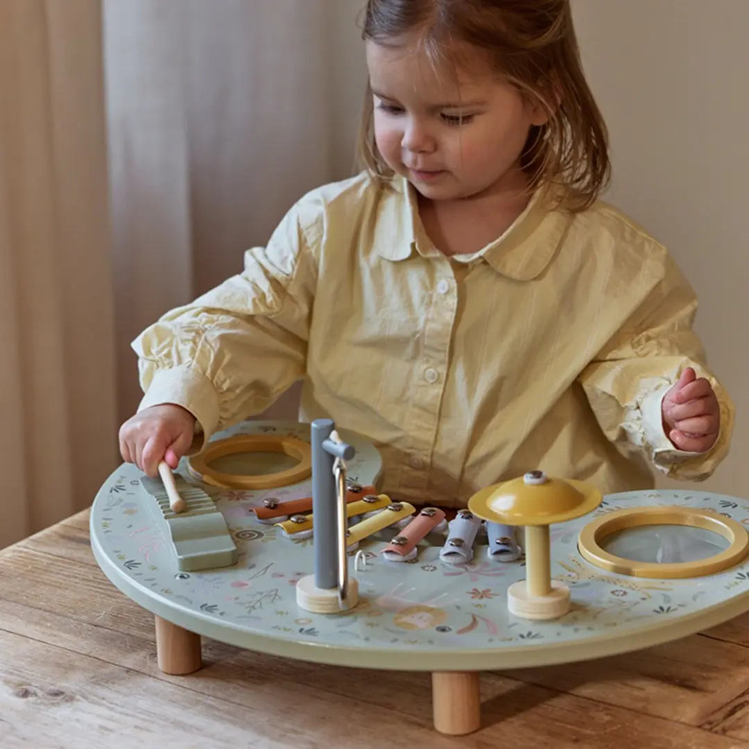Little Dutch Muziektafel Safari Friends - Groen