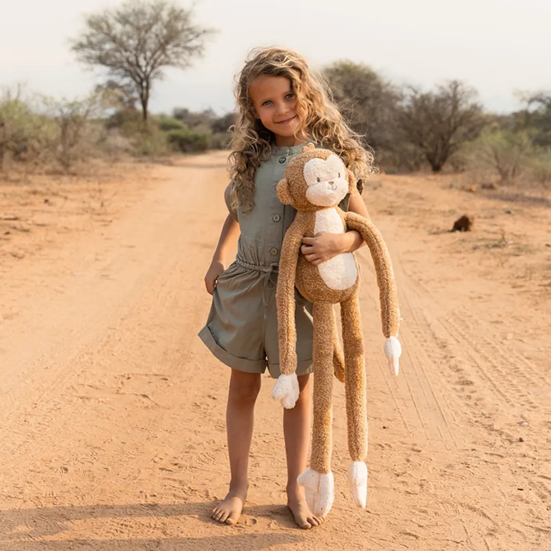 Little Dutch Safari Friends Knuffel Aap XL - Bruin