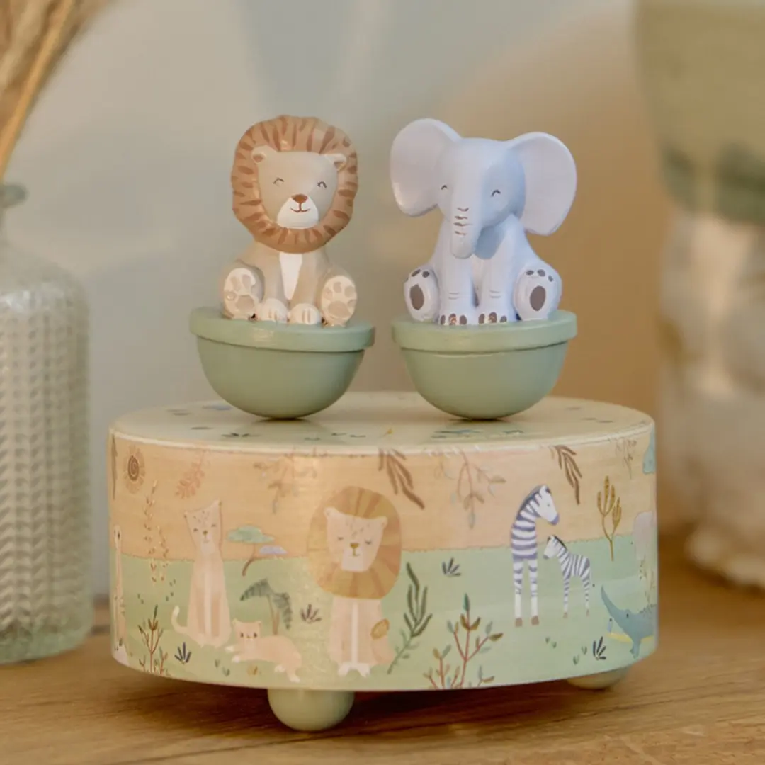Little Dutch Muziekdoosje Safari Friends - Multi