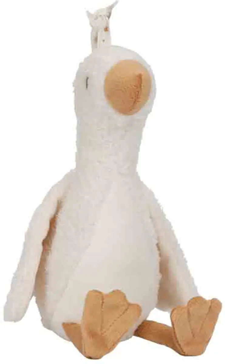 Little Dutch Newborn Naturals Knuffelgans Licht & Geluid - Wit