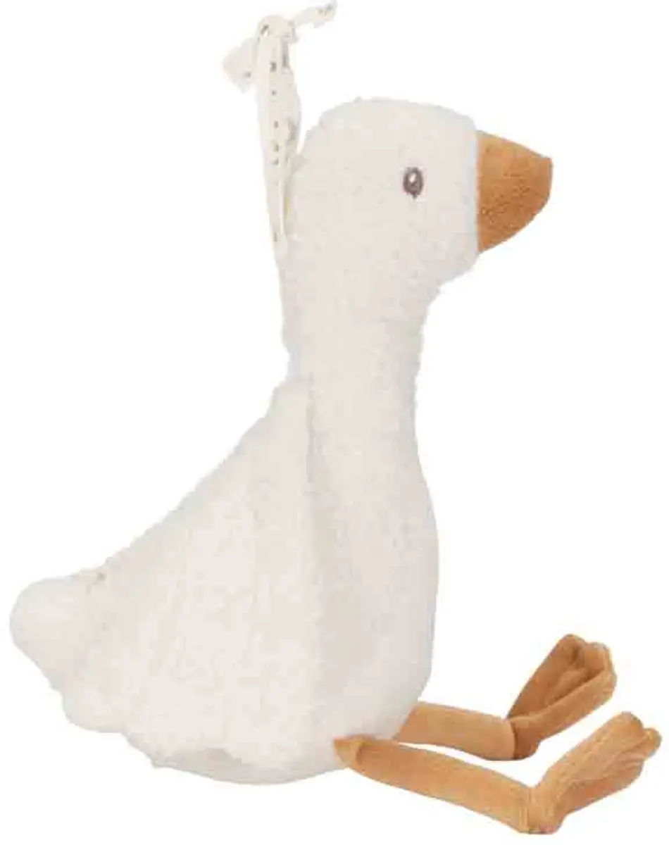 Little Dutch Newborn Naturals Knuffelgans Licht & Geluid - Wit