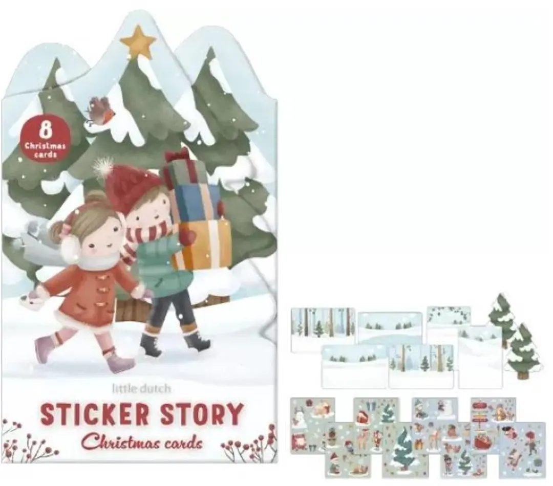 Little Dutch Kerst Stickerboek - Multicolor - afbeelding 6 van 6
