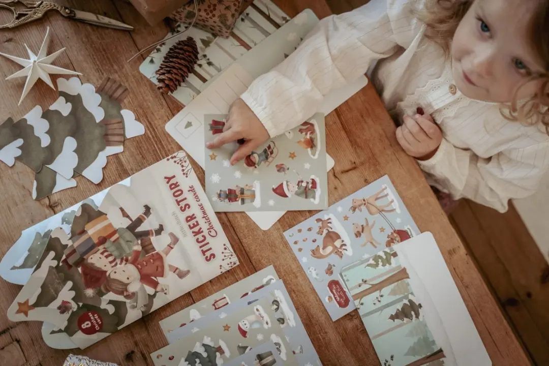 Little Dutch Kerst Stickerboek - Multicolor
