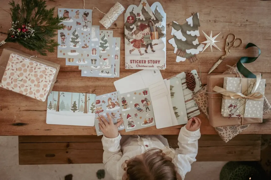 Little Dutch Kerst Stickerboek - Multicolor