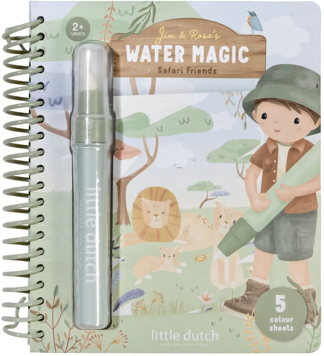 Little Dutch Safari Jim Water Kleurboek