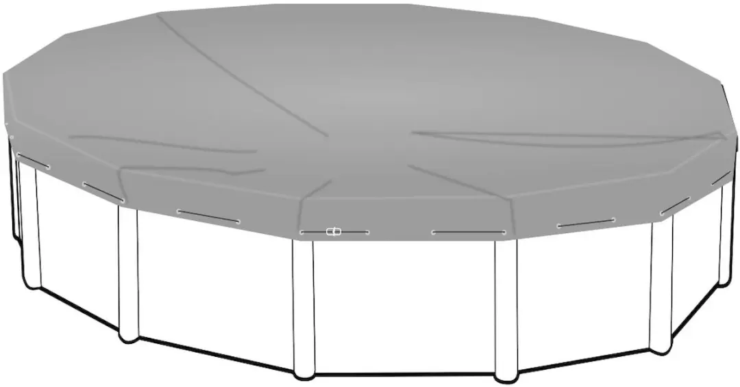 W'eau Afdekzeil rond zwembad 360cm