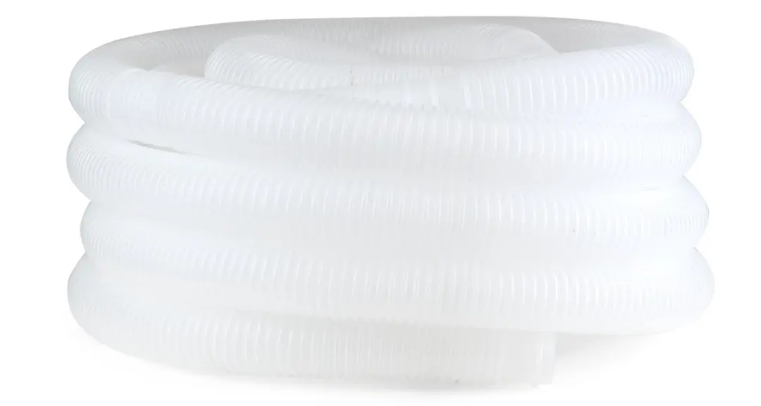 W'eau Zwembadslang 38mm - 12m - Wit